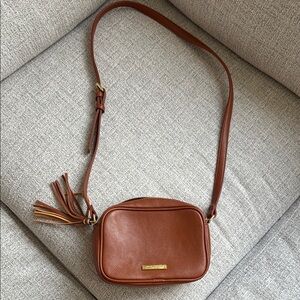 Katie Loxton Brown Leather Crossbody Bag